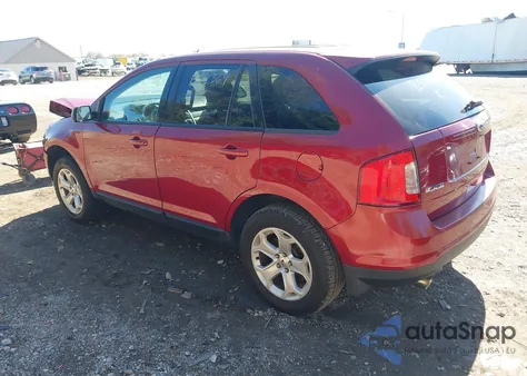 2013 Ford Edge Sel z USA, uszkodzony, nr VIN 2FMDK3JC8DBB52369